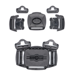 Hebilla de seguridad de cinco puntos, tipo cuadrado grande de plástico para asiento elevador de coche para niños, accesorios A154 - Product Image 1
