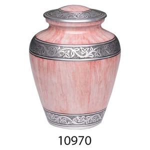 Urna de cremación de aluminio para adultos, urna de cenizas humanos con diseño Floral pintado, a bajo precio, proveedores - Product Image 2