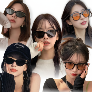 Occhiali da sole alla moda Unisex a forma di V con 6 tipi di tinte - Product Image 1