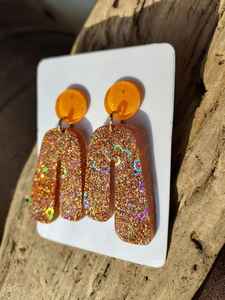 Pendientes de Resina Artísticos y Ligeros, Diseño Hecho a Mano, Perfectos para Uso Diario y Estilo Atrevido, Resina de Moda - Product Image 3