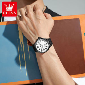 Montre à quartz de luxe OLEVS 5629 pour homme, avec logo personnalisé OEM, affichage semaine par semaine, étanche, design sportif, cadran à aiguilles, alliage 16 mm - Product Image 3