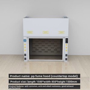 <span class=keywords><strong>Hotte</strong></span> de laboratoire en PP pour l'évacuation des gaz chimiques, <span class=keywords><strong>hotte</strong></span> à fumées pour l'école - Product Image 6