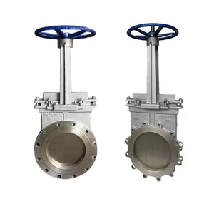 Válvula de Compuerta Tipo Cuchilla de Acero Inoxidable 304 de Amplia Aplicación PZ73H-16P, Cuerpo de Acero Inoxidable, Dn200 - Product Image 1