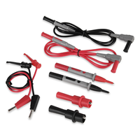 Kit Uji Multimeter Tembaga Presisi Tinggi Set Probe Digital Klip Buaya CAT III 1000V Keselamatan Industri Otomotif