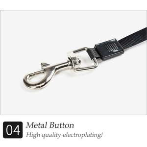 3M/5M Logo khusus mewah Premium grosir tali anyaman nilon hewan peliharaan tali anjing pemandu kucing dapat ditarik tahan lama - Product Image 2