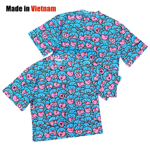เสื้อยืดคอกลมแฟชั่นลายการ์ตูนพิมพ์ลายโพลีเอสเตอร์ระบายอากาศได้ดีทรงโอเวอร์ไซส์ - Product Image 1