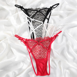 Tangas Sexys de Encaje Ladymate ODM/OEM, Tangas Transparentes para Mujer, Ropa Interior Bordada, Tangas con <span class=keywords><strong>Tanga</strong></span>, Tangas Sexys de Encaje - Product Image 5