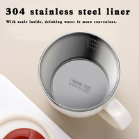 Gobelet isotherme en acier inoxydable YUEDISI avec logo personnalisé, 17 oz, avec couvercle