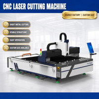 Découpeuse laser CNC pour métal 1500W-12000W, machine de découpe laser à fibre pour métal, acier, aluminium, haute précision, Cypcut AI Servo CE