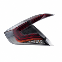 Feu arrière LED Star-Sky étanche avec lentille transparente, remplacement direct, pour Honda Civic Berline 2016-2018