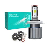 Phare de moto LED AM6 H4, phare antibrouillard pour moto, ampoules Hi Lo AC/DC pour accessoires de moto