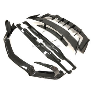 Pièces détachées pour AMG GT Renn-tech Style Carbon Fiber Front Lip Side Skirts Rear Diffuser Spoiler for Mercedes Bens AMG GTS Body Kit - Product Image 2