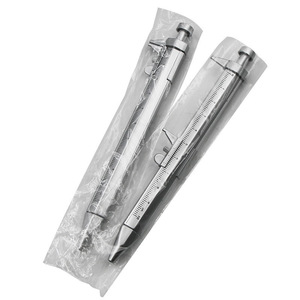 Bolígrafo con calibrador QST EXPRESS, regla de medición de metal de 0-100 mm, regalo para estudiantes - Product Image 5
