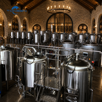 Équipement de brasserie industrielle certifié CE PED Tonsen 2000L 5000L, ensemble d'équipement en acier inoxydable 304 316, système de brassage pour usine