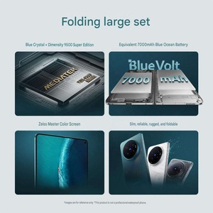 VIVO X Fold 6 5G, Teléfono Móvil Plegable, Pantalla AMOLED LTPO de 8.02 Pulgadas y 120 Hz, Batería de 7000 mAh, Carga Rápida de 80 W, Cámara Zeiss de 200 MP, Vivo X Fold6 - Product Image 6