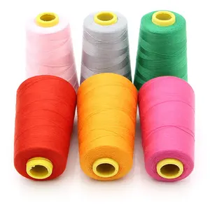 high tenacity 28/2 28/3 Poly poly core spun thread for high speed sewing machine