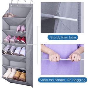Door <b>Shoe</b> Rack with Deep Pockets for 12 Pairs of <b>Shoe</b> Organizer - Product Image 3