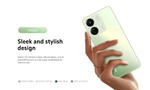 Version 2024 du téléphone portable Red Mi 13c, 13c Pro Plus 5G avec processeur Octa Core, compatible Android avec les séries 12c, 11, 9, Note - Product Image 1