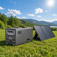 Estación de Energía Todo en Uno de 1000W 1800Wh, Generador Solar MPPT de Onda Sinusoidal Pura para Respaldo Doméstico, Camping al Aire Libre, Uso Fuera de la Red