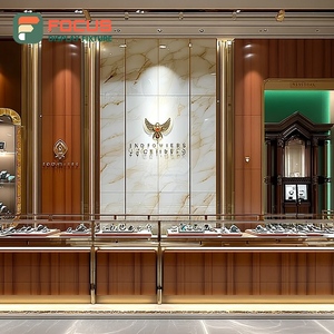 Comptoir de présentation de marque en verre trempé pour l'intérieur d'un magasin de bijoux de luxe - Product Image 3
