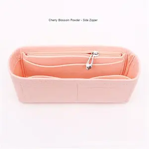 Borsa per il trucco Multi-scomparto di grande capacità Mini feltro rivestimento interno fabbrica di fornitura transfrontaliera per casi speciali - Product Image 5