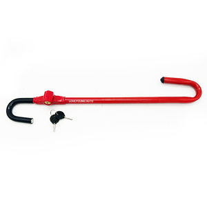 Bloqueo de freno de volante Bloqueo de <span class=keywords><strong>pedal</strong></span> de freno de seguridad antirrobo para vehículo con longitud ajustable - Product Image 4