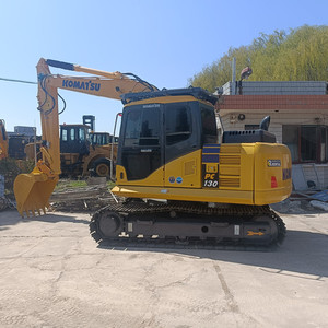 Excavadora Usada Komatsu PC130 de 13 Toneladas, Motor Cummins, Bomba Hidráulica Kawasaki, Motor Original de Japón, 0-2000 Horas, 90% Nueva - Product Image 4