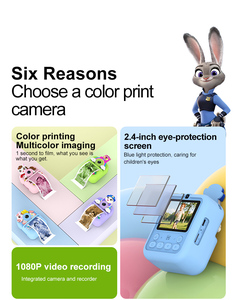 Appareil photo numérique à impression instantanée pour enfants - Vidéo FHD 1080P, appareil photo pour tout-petits avec jeux, filtres, musique, parfait pour les enfants de 3 à 12 ans - Product Image 3