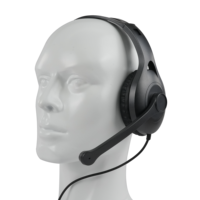 Headset Headband Mikrofon yang Dapat Disesuaikan untuk Perjalanan, Konektor Kabel 3.5mm TT032 & TT126 Sistem Pemandu Wisata RETEKESS