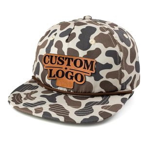 Gorra de Béisbol Personalizada de Alta Calidad, Estilo Clásico, 5 Paneles, Sin Estructura, con Logotipo de Parche, Camuflaje, Cierre a Presión - Product Image 2