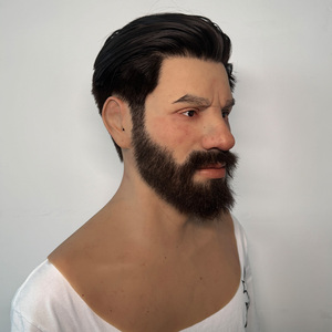 Máscara de Silicone de Alta Qualidade Arthur, Cobertura Completa do Rosto, Feita à Mão, Acessórios de Fantasia para Filmes e Festas de Halloween - Product Image 2