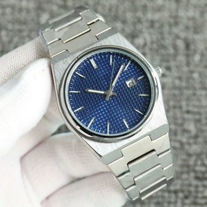 Montre homme TISSO de luxe, haute qualité, quartz, bracelet acier, automatique, mécanique, design minimaliste, style business, PRX, 40 mm, étanche. - Product Image 1