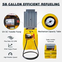 220L 480L Réservoir de carburant de transfert diesel en plastique Rotomolded Portable Mobile Diesel Essence Réservoir de stockage de mazout pour le ravitaillement du véhicule