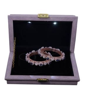 14K <b>Rose</b> <b>Gold</b> 10.74 CT Oval Cut Diamond Pacheli <b>Bangle</b> Natural HI Color SI Clarity Rhodium Plated Women's IGI Certified Elegant - Product Image 2