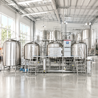 Usine de brassage modulaire de 2000L, équipement de brasserie, conception de plan de configuration pour la rénovation et l'amélioration des grandes brasseries existantes