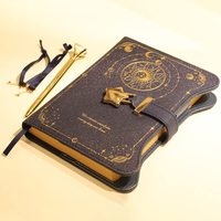 Cahier d'exercices 2025 en papier kraft brun avec reliure cousue
