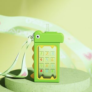 Cartoon Dinosaur Phone Toy With Numbers And Strap For Kids Playtime Fun - Product Image 3