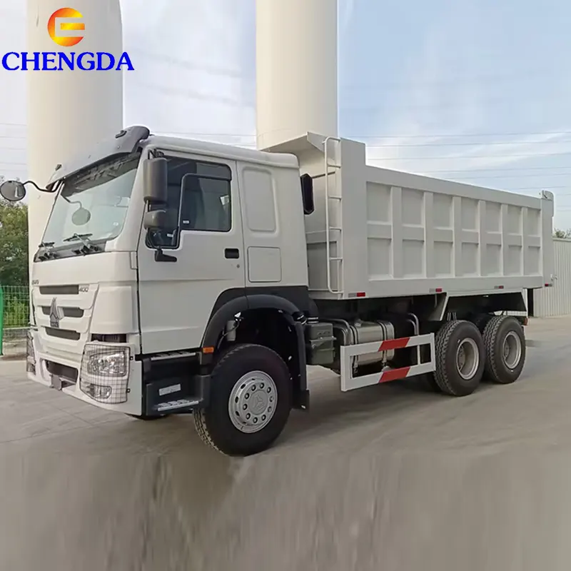 कारखाने की कीमत उच्च गुणवत्ता वाले हॉओ ने भारी ट्रक 6*4 डंप ट्रक 400 एचपी 10 व्हीलर का इस्तेमाल किया