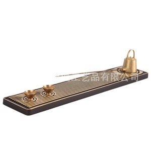 Tongpu Craftsman Pure Copper Incense Burner and Incense Holder <b>Set</b>, Home Indoor Incense Burner, Tea Ceremony Creative Ornament, - Product Image 5