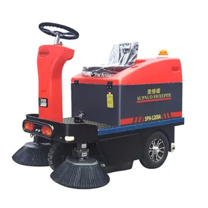 Supnuo SBN-1200A School Road Cleaning Sweeping Machine Ride On Industrial Commercial Floor Sweeper