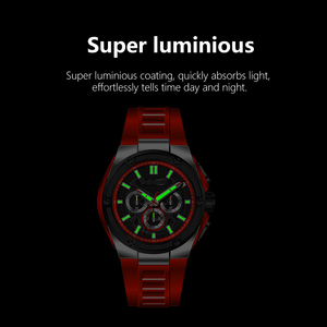 Montres de luxe lumineuses 10ATM élégantes et résistantes à l'eau Montres économiques Fashion <span class=keywords><strong>Chrono</strong></span> Japan VD53 Montres analogiques à quartz - Product Image 4
