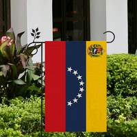 Matériel de lin de haute qualité Venezuela pour drapeau d'État extérieur 12*18 dans différents styles au choix