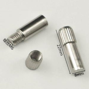 Connecteur de support pour meuble M6 22mm 8mm pour armoire, penderie, étagère - Product Image 1