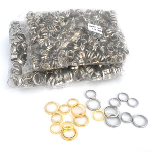 Bán buôn Vòng mẫu vải bao phủ nút DIY đánh bóng nhôm Shank thân thiện với môi may quần áo trang trí Trống Tùy Chỉnh - Product Image 2