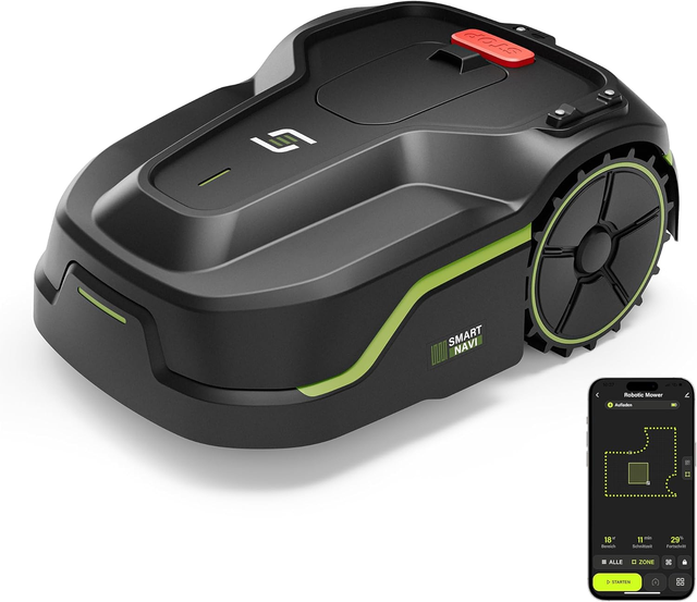 Fusion RTK-GPS and Advanced Vision-enhanced Remote Control AI Robotic Lawn Mower
