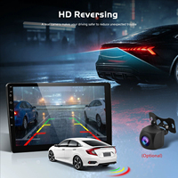 Autoradio Android 9''/10'' avec écran tactile 1+16G, Carplay intégré, Bluetooth, navigation, caméra de recul, tout-en-un