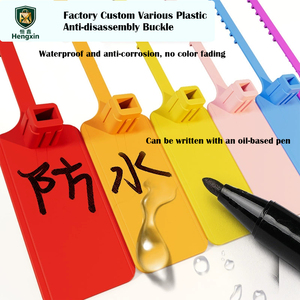맞춤형 QR 코드 지퍼 태그 반품 방지 보안 플라스틱 신발 태그 가방 의류 운동화용 친환경 - Product Image 4