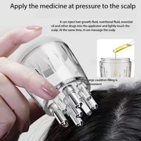Nouvel applicateur transfrontalier Mino pour soins du cuir chevelu, roll-on de massage capillaire, distributeur d'huile essentielle pour la croissance des cheveux, guide de distribution de liquide