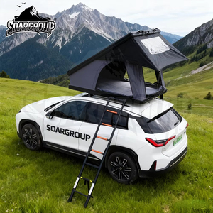 <span class=keywords><strong>Tente</strong></span> <span class=keywords><strong>de</strong></span> <span class=keywords><strong>toit</strong></span> rigide en aluminium Slim Wedge pour SUV, idéale pour le camping - Product Image 3