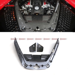 Panel de Bloqueo de la Cubierta del Motor de Fibra de Carbono Seca Estilo OEM de la Mejor Calidad para Ferrari SF90 - Product Image 1